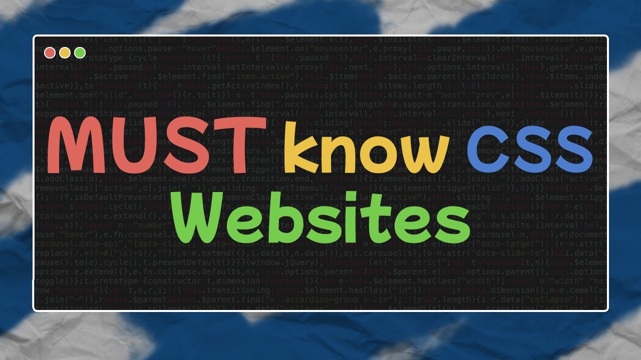 Ultimate CSS Time-Saver: Essential Websites for Developers