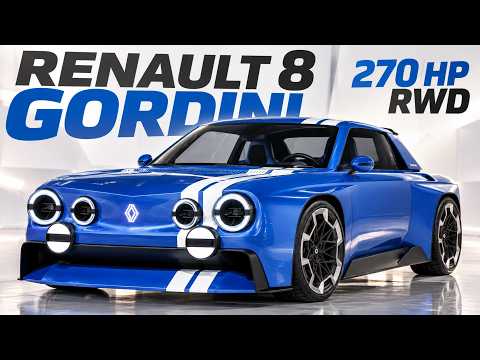 Video Renault 8 Gordini Returns With 270 HP and RWD
