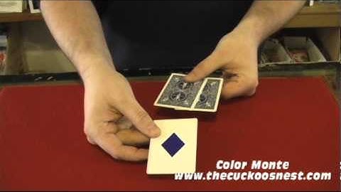 Color Monte - Demonstrated by Matt Sigler for The Cuckoos Nest Magic Shop