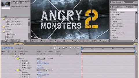 AFTER EFFECTS tutorial, Fracture logo animation design PART 1