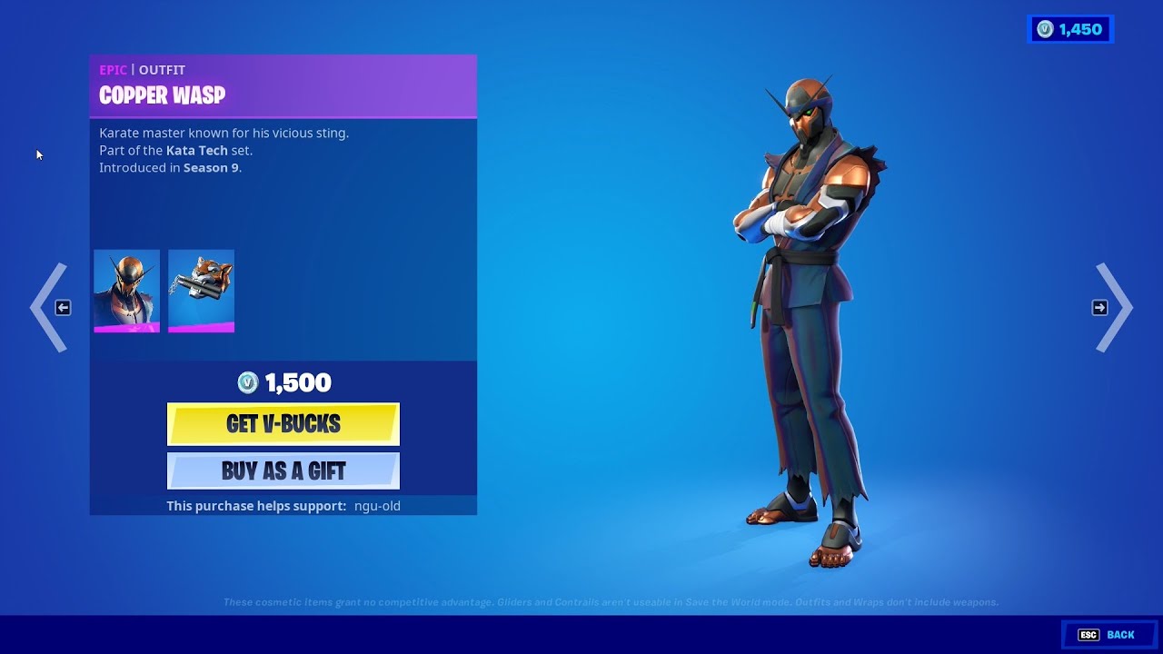 COPPER WASP: Epic Outfit