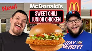 NEW McDonald's Sweet Chili Junior Chicken Review! Remix Menu