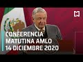 Conferencia matutina AMLO/ 14 de diciembre 2020