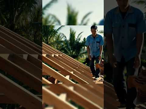 Roofer Teamwork in