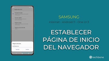 Página de inicio - Internet de Samsung [Android 11 - One UI 3]