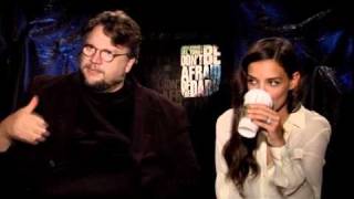 Herflix Moment With Guillermo Del Toro And Katie Holmes