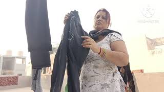 Is Halki Thand Mein Sare Kapde Dhone Ke Bad Bete Ki Farmaish Ki Puri Kar Di