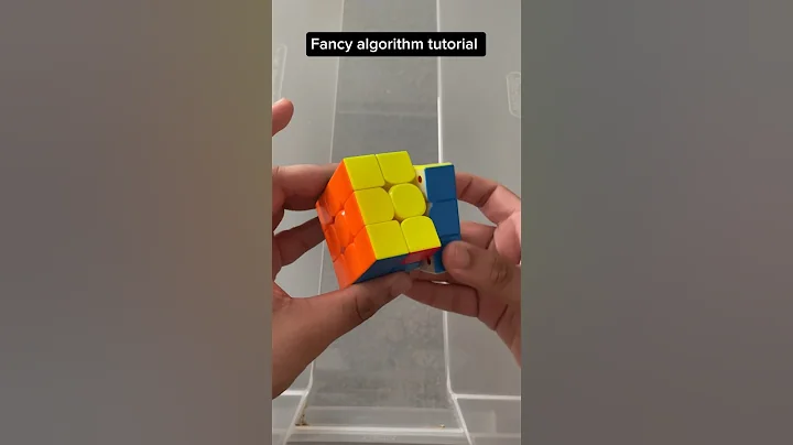 Rubik’s cube Fancy Algorithm tutorial…