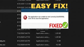 0xc0000906 Error Fix | The Application Was Unable to Start Correctly (2026)