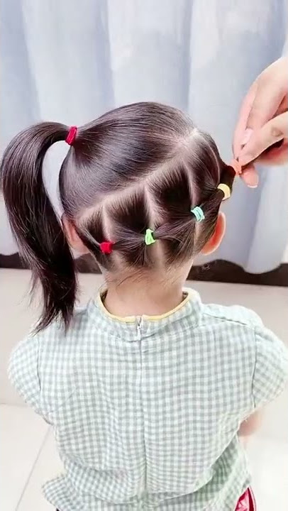 Tutorial ikat rambut anak #short