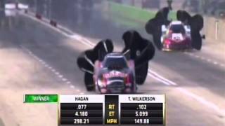 Matt Hagan Tim Wilkerson TFFC Rnd 2 Carolina Nationals at Texas 2014