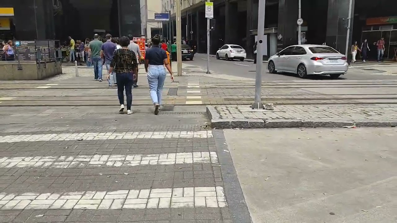 Short walking in Rio de Janeiro 