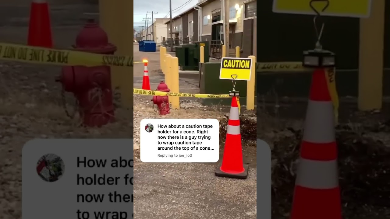 Caution Tape!  EASY ENOUGH!  