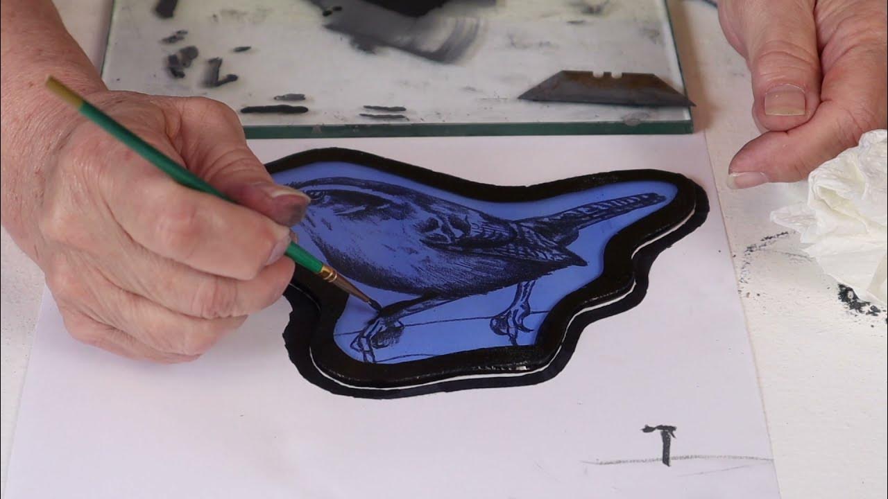 How We Paint on Stained Glass Video 2 YouTube