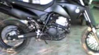 Xtz 250X Preta Fosca - Morcega Lobao Charge