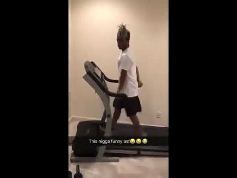 XXXTENTACION Speed Walking On A Treadmill - YouTube