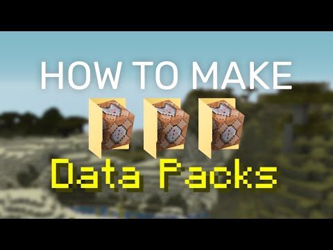 How to Make a Datapack [Minecraft 1.18/1.17/1.16] Datapack Tutorial