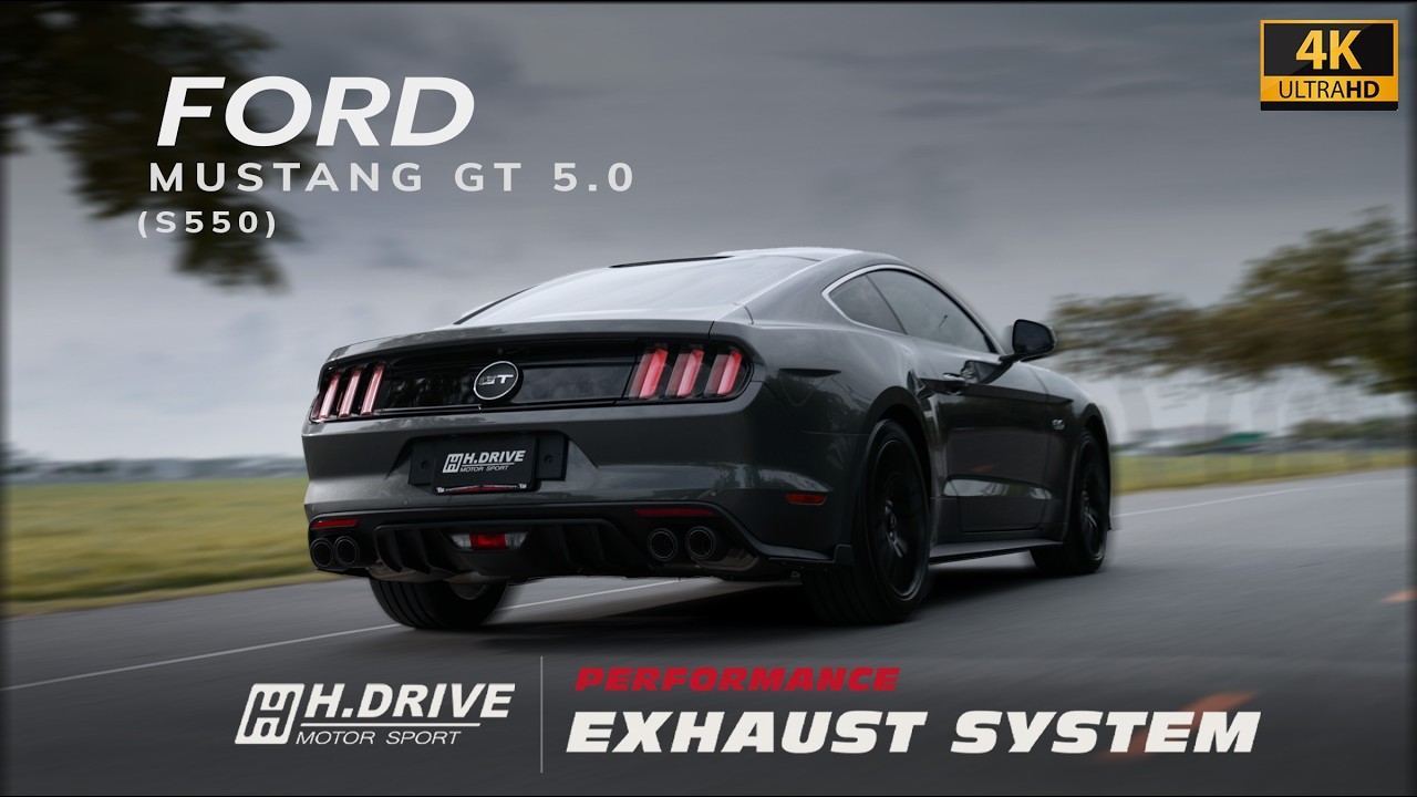 H.Drive Exhaust System for the Ford Mustang GT 5.0 (S550)