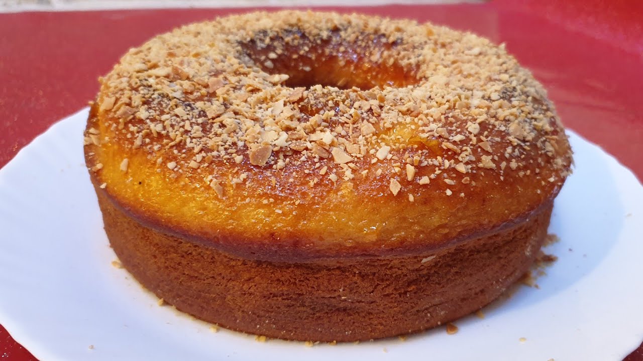 كيكة الخلاط السريعة بالبرتقال والياغورت إقتصادية وهشة منعشة ناجح 100%