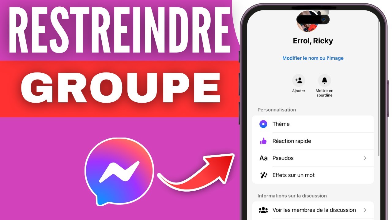 Comment Restreindre Un Groupe Messenger (En 2025) - YouTube
