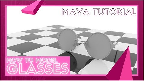 Modeling Glasses - Maya Tutorial