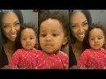 Kenya Moore & Adorable Daughter Brooklyn Chats With Supporters On Instagram Live...