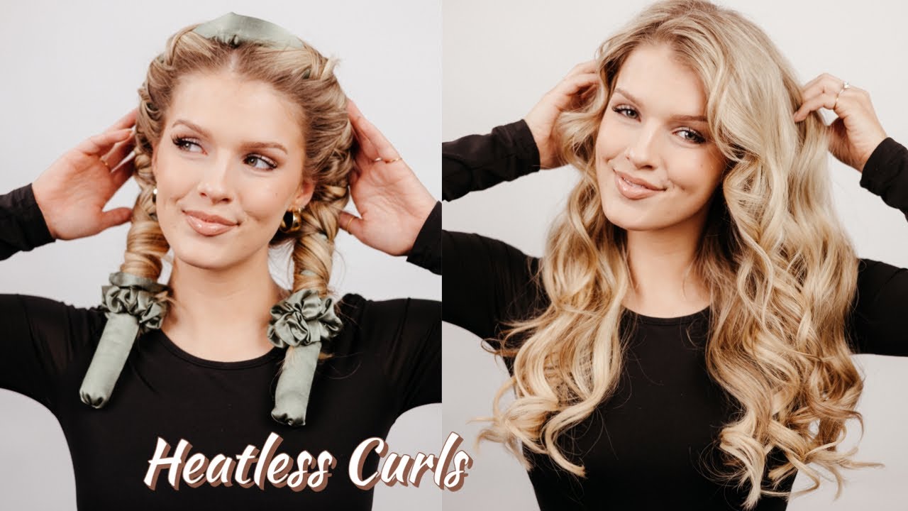 NEW Heatless Curls Tutorial BETTER Results 