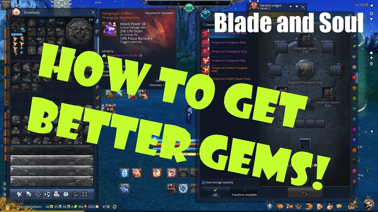 Featured image of post Blade And Soul Gem Guide Hello all i have been working for the past few months on and off on a general guide for blade and soul targeted mostly at new players returning players where i m trying to explain