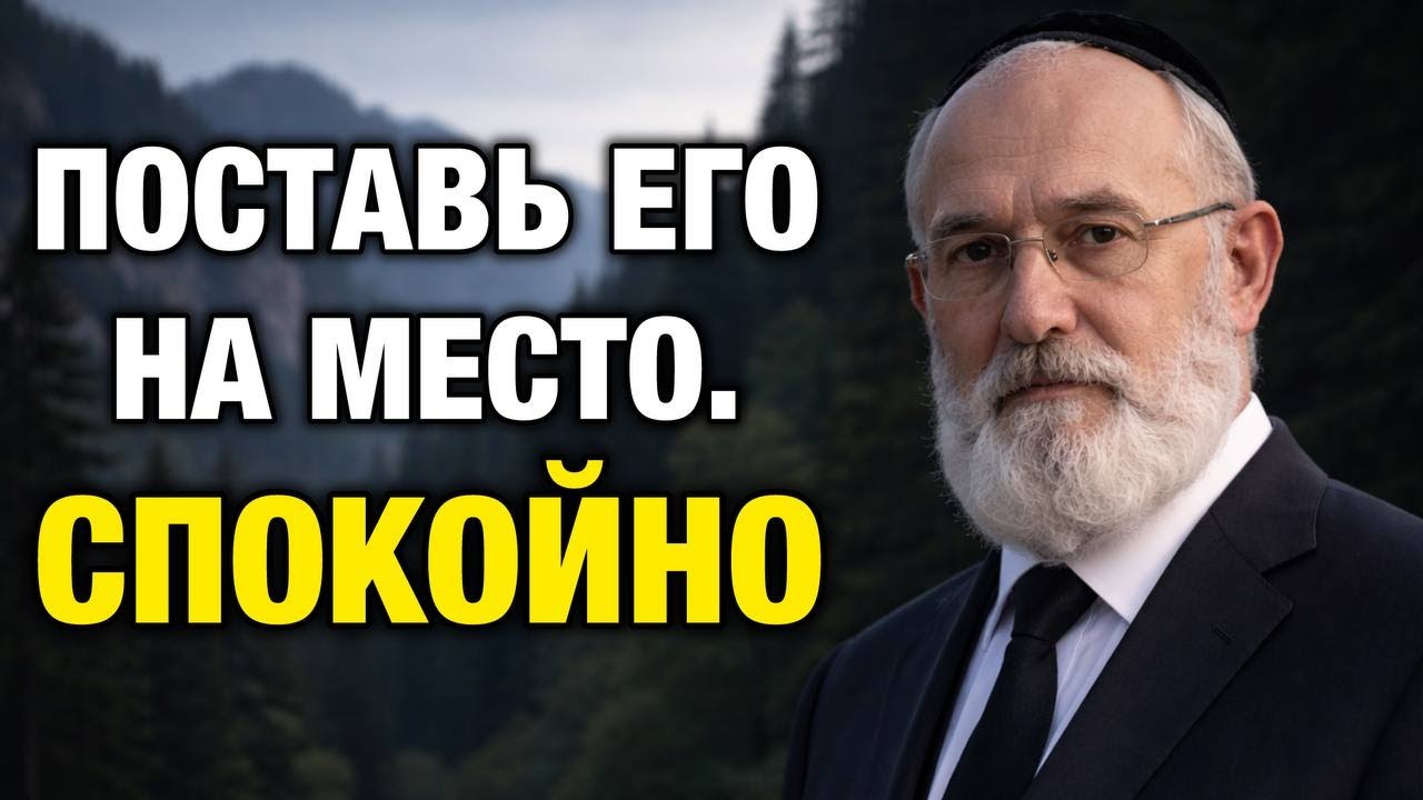 Как поставить человека на место без скандала | Еврейская Мудрость