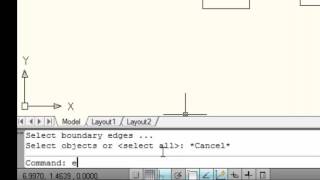 Block, Explode, Break, Spline Commands in Autocad