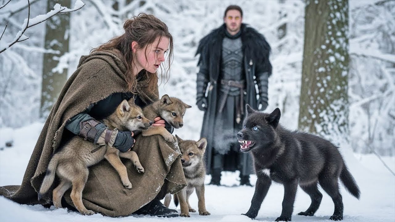 Osiřelá štěňata následovala Omegu všude — dokud je nezačal sledovat Alfa král