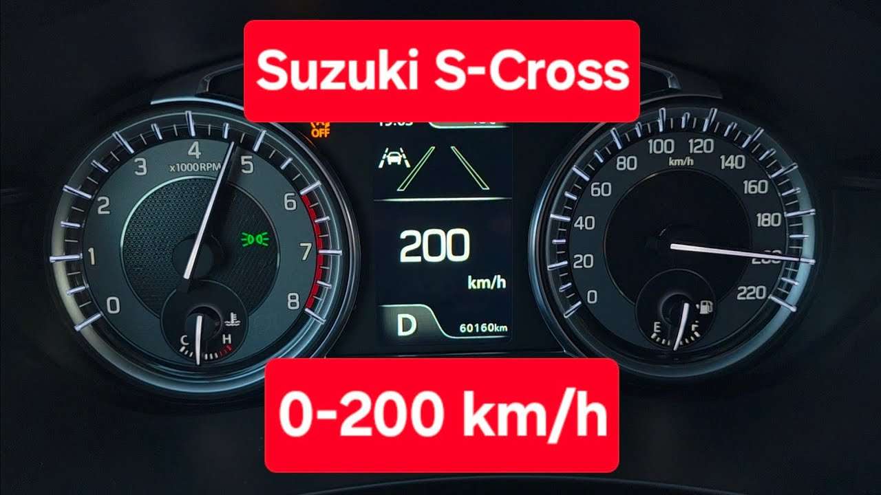 2022 Suzuki S Cross 1.4 Boosterjet Mild Hybrid Acceleration 0-200kmh