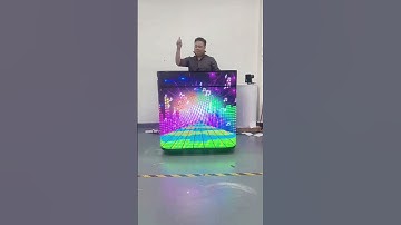 Excellent Front Desk LED Display Screen for DJ Booth #leddisplay