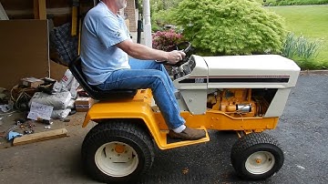 First Start of partially restored Cub Cadet 129