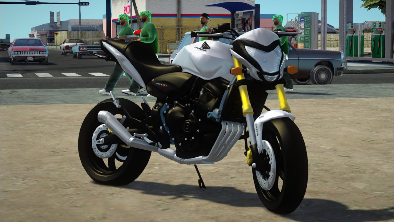 CB600F HORNET CHAVE🔥 ( APENAS 3Mb SÓ DFF) + RONCO SÓ O CANO - GTA SA ANDROID E PC