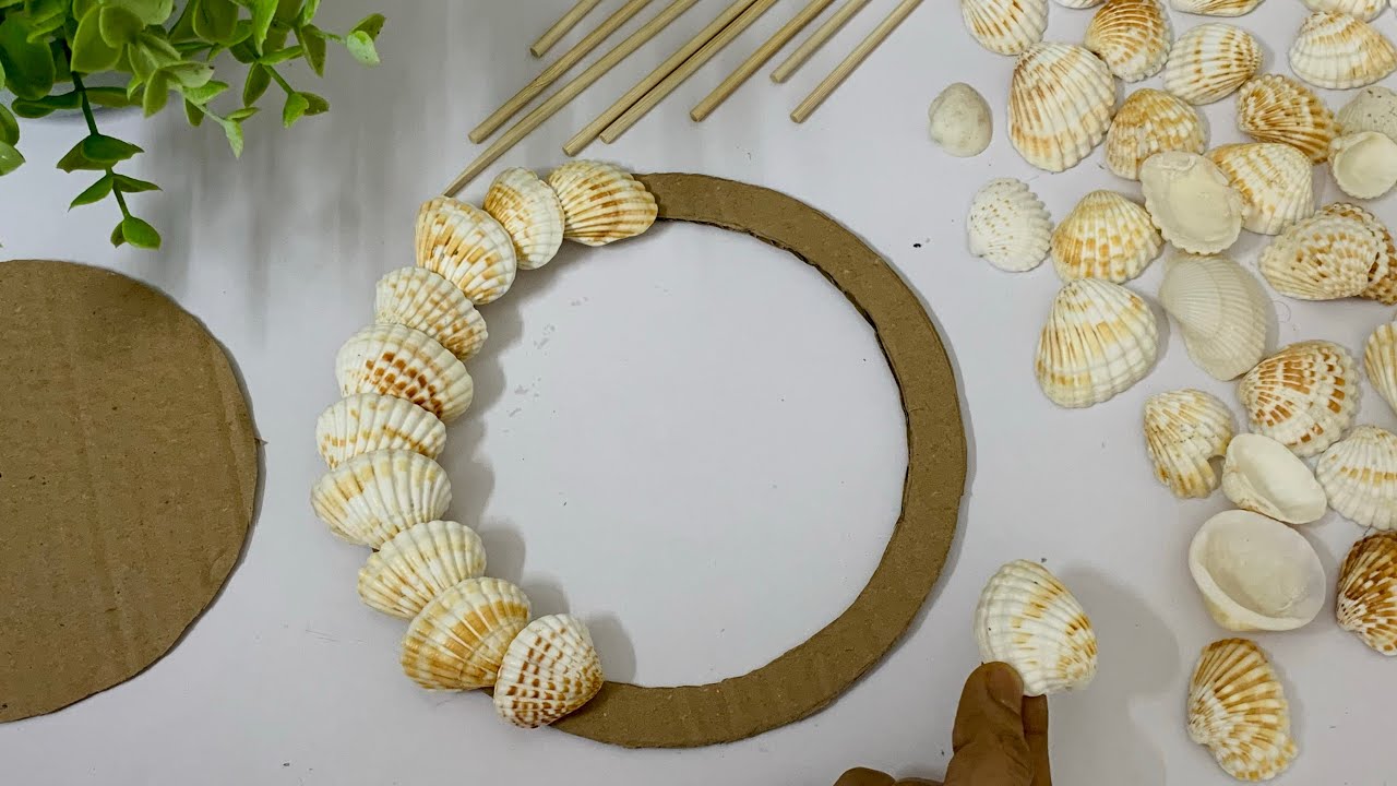 Seashell craft ideas | Easy craft | Wall decor with seashells |DIY #craftideas