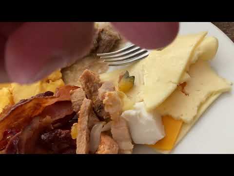 Breakfast Buffet Plate Full