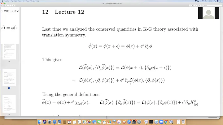 Quantum Field Theory I:  Lecture 12 by Ashoke Sen