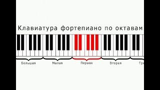 Что такое октавы на фортепиано | Музыкальная академия Глория