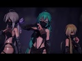 【MMD】二つの顔を持つ三人で「桃源恋歌」【1440p-60FPS】