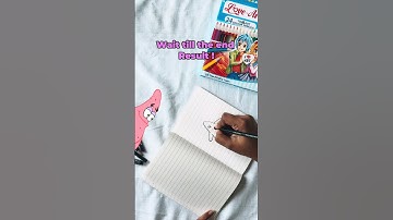 Patrick Star Drawing  #easy  #stepbystep  Sketch #tutorial   #easypeasyart  Shorts #drawing #art