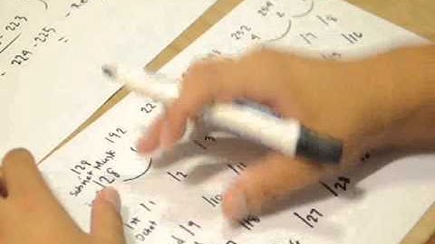 How to make a table in subnetting_Tutorial