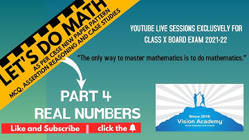 #CLASS10CBSE#MATHS#|REAL NUMBERS|MCQ|CASE STUDIES|ASSERTION & REASONING