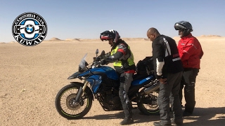 اول رحلة حوالين بر الكويت مع فريق الدراجات BMW GS  Kuwait 2016
