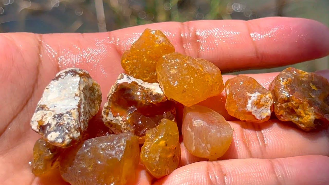 Finding Natural Chalcedony, Carnelian, Agate, Gemstones At The Mountain ...