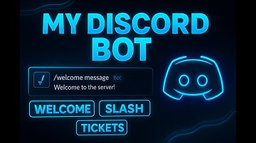 🎯 Best Discord Bot You’ll Ever Need (Welcome + Ticket + Slash Commands)
