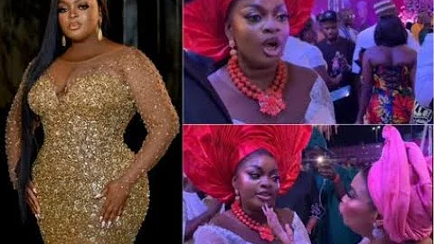 Moment Eniola Badmus nearly gets into fight with Laide Bakare at Eniola Ajao movie premiere