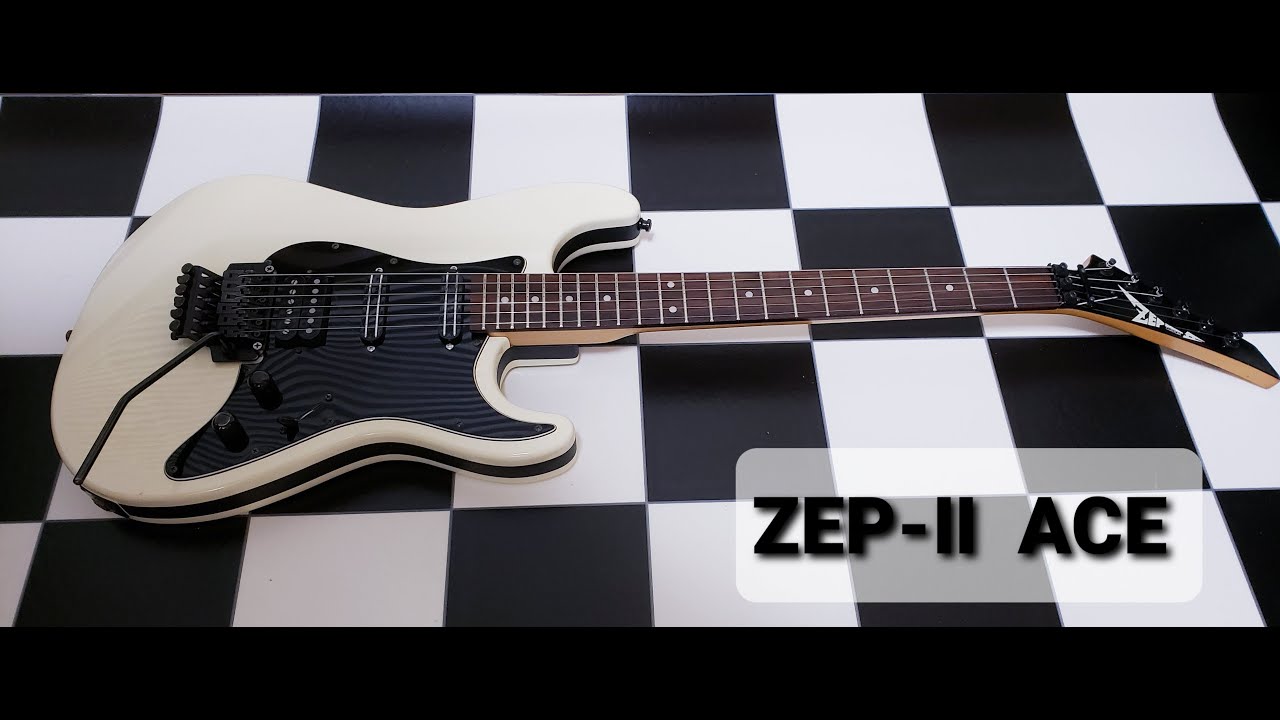 ZEP-IIエレキギター レッド/シルバー 伝説のZEP-Ⅱ ACE Guitar‼️ 聖飢魔