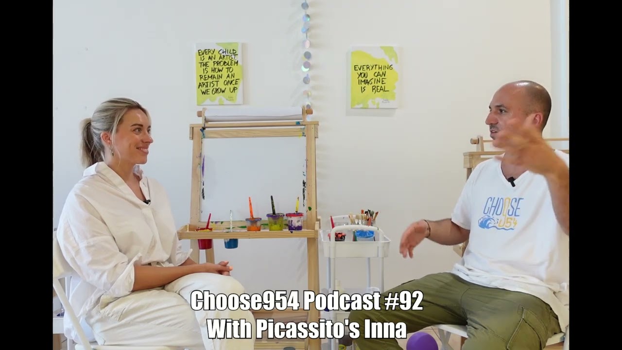 Choose954 Podcast #92 With Picassito Studio's Inna (Open Art Studio For Kids In Downtown Hollywood)