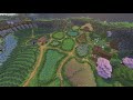 A Tour Of The Farming Area In My Minecraft Survival World